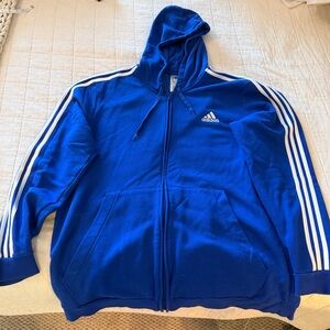 Adidas Men's Royal Blue Track Jacket